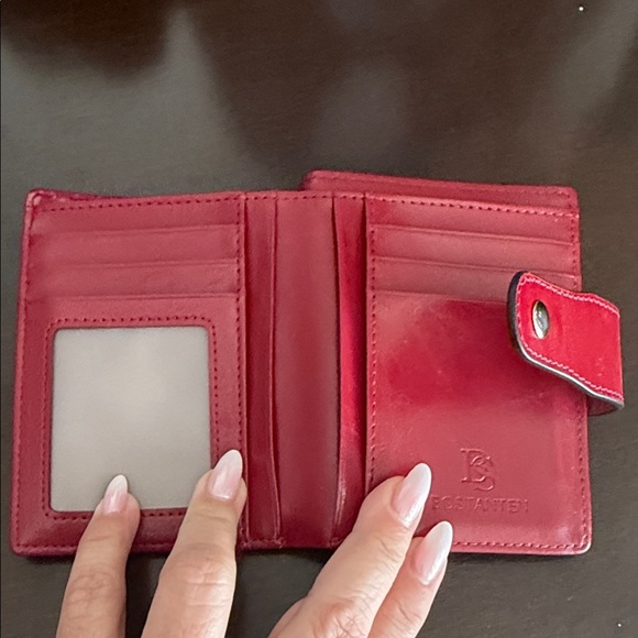BOSTANTEN Red Leather Wallet - Picture 6 of 7